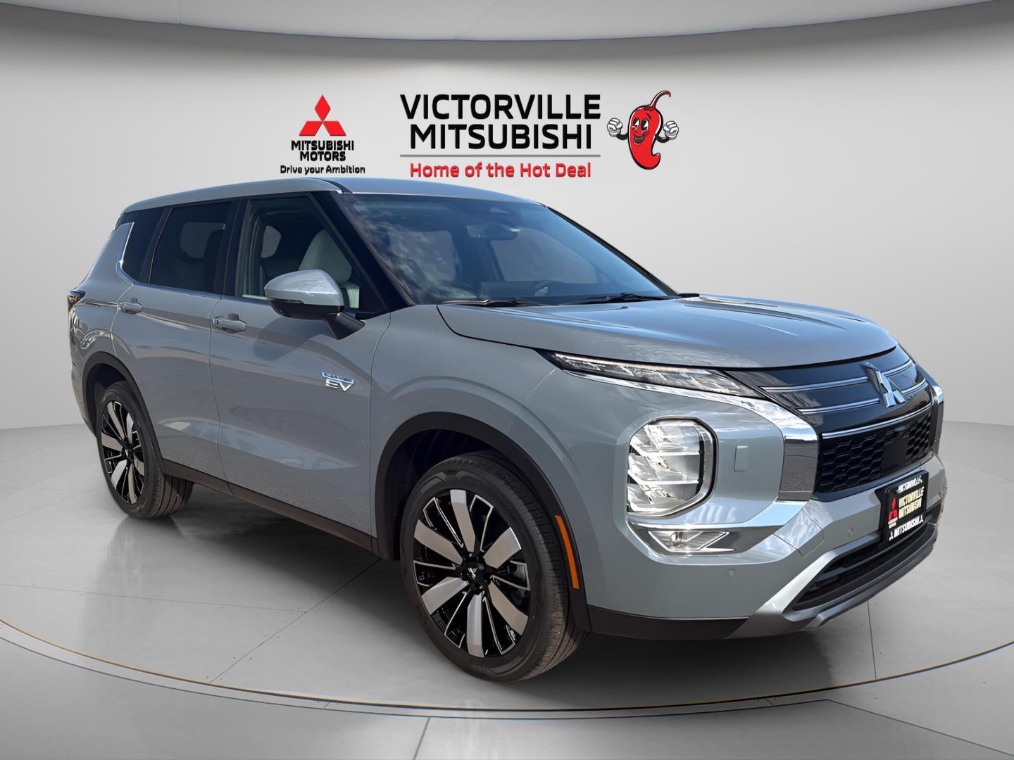 Moonstone Gray Metallic 2026 Mitsubishi Outlander Hybrid Plug-in SUV / Crossover All-Wheel Drive Automatic
