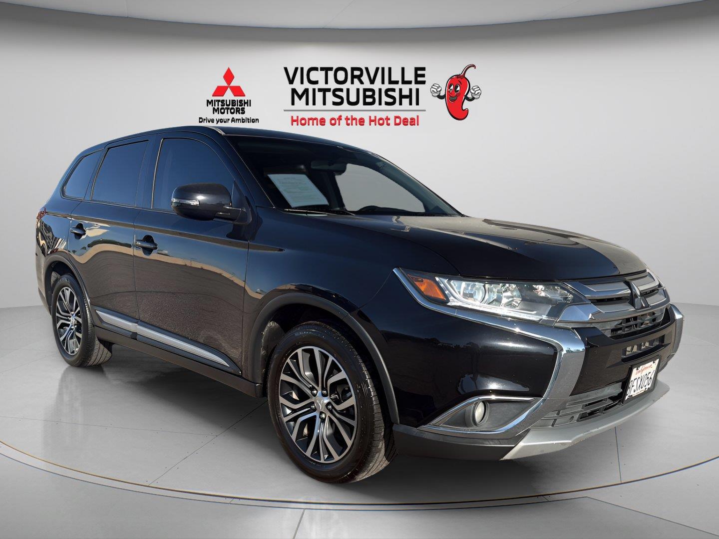Labrador Black Metallic 2018 Mitsubishi Outlander SUV / Crossover Front-Wheel Drive Continuously Variable Transmission