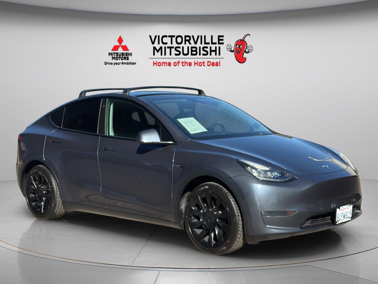 Midnight Silver Metallic 2021 Tesla Model Y SUV / Crossover All-Wheel Drive Automatic