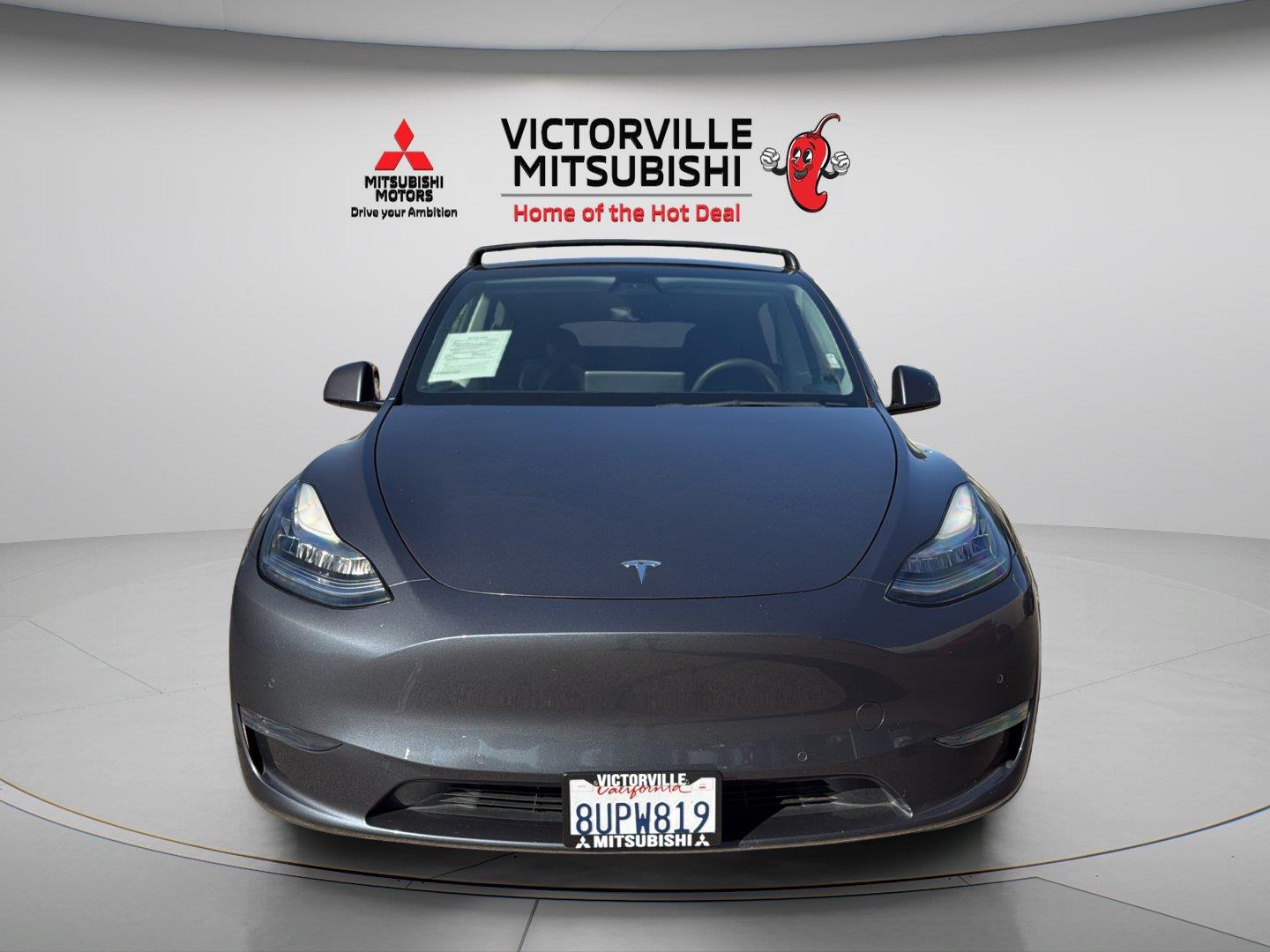 Used 2021 Tesla Model Y Long Range with VIN 5YJYGDEE1MF097906 for sale in Victorville, CA