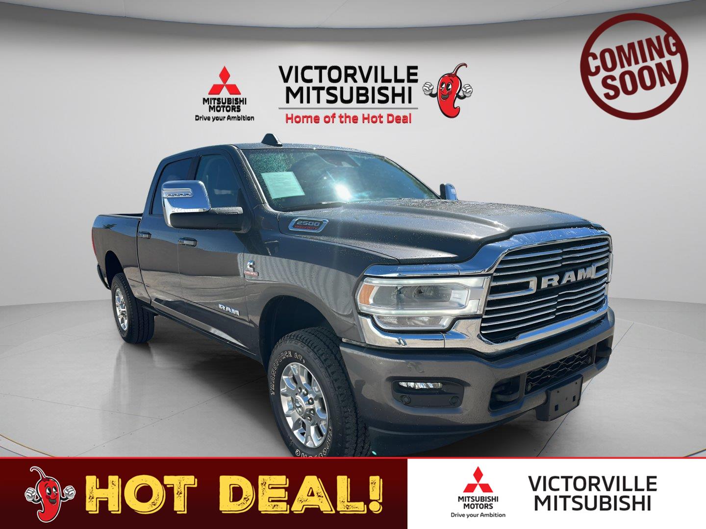 Diamond Black Crystal Pearlcoat 2024 RAM 2500 Pickup Truck Four-Wheel Drive 6-Speed Automatic
