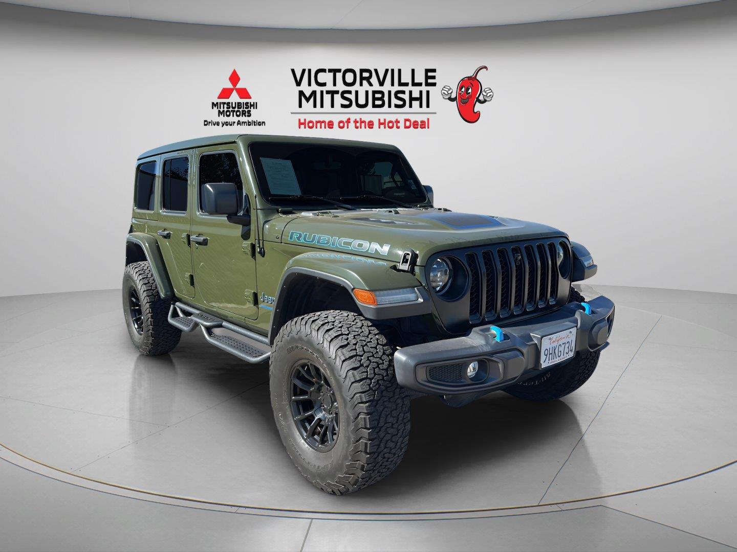 Sarge Green Clearcoat 2023 Jeep Wrangler 4xe SUV / Crossover Four-Wheel Drive 8-Speed Automatic