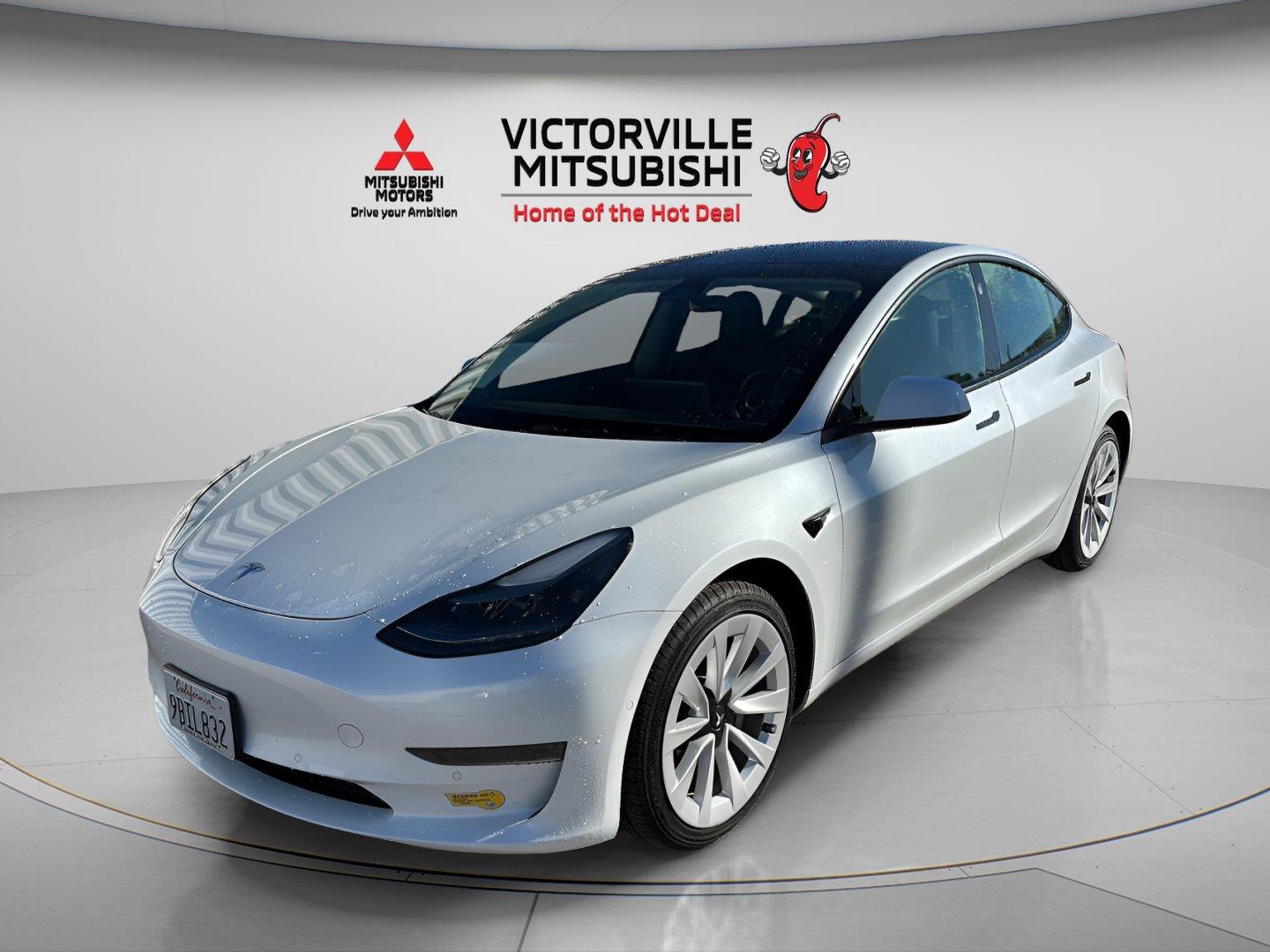 Used 2022 Tesla Model 3 Base with VIN 5YJ3E1EA0NF231785 for sale in Victorville, CA