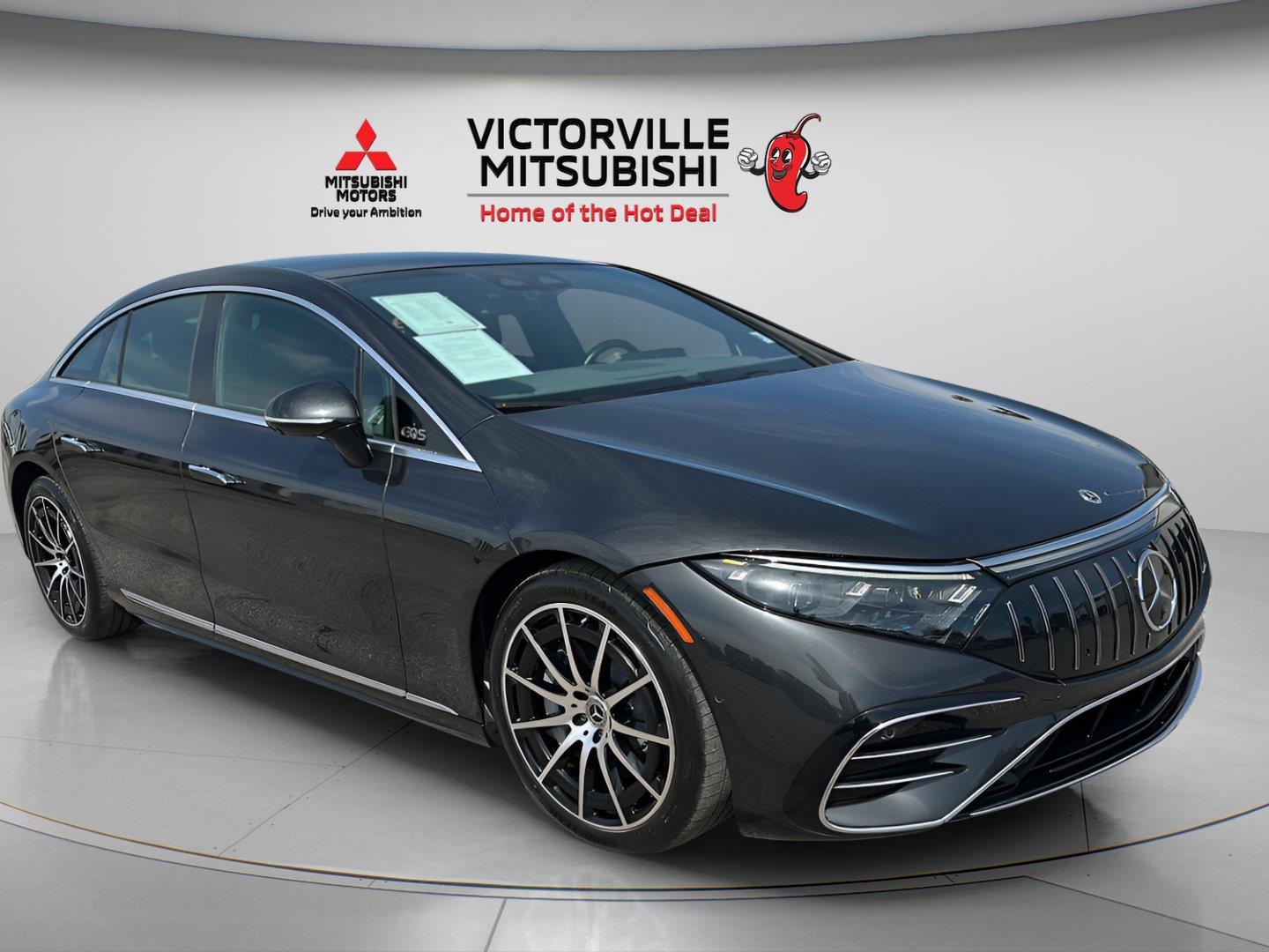 Gray (Graphite Grey Metallic) 2022 Mercedes-Benz EQS Sedan Rear-Wheel Drive Automatic