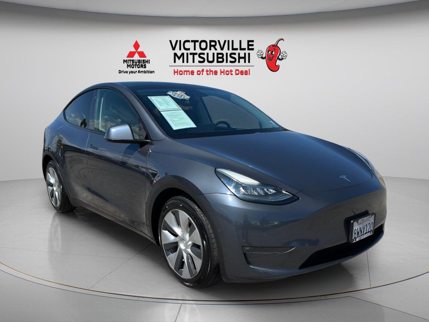 Midnight Silver Metallic 2021 Tesla Model Y SUV / Crossover All-Wheel Drive Automatic
