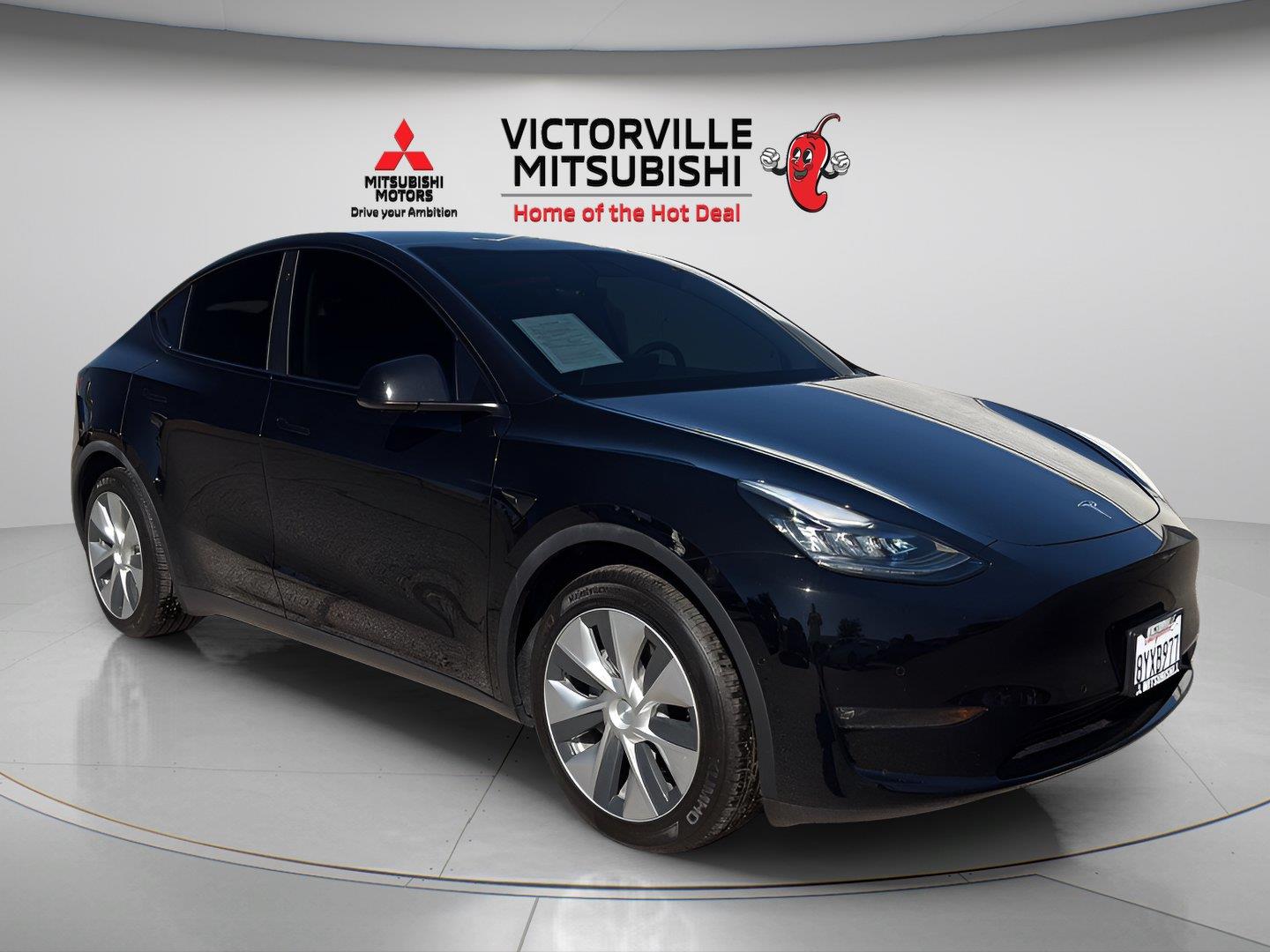 Solid Black 2021 Tesla Model Y SUV / Crossover All-Wheel Drive Automatic