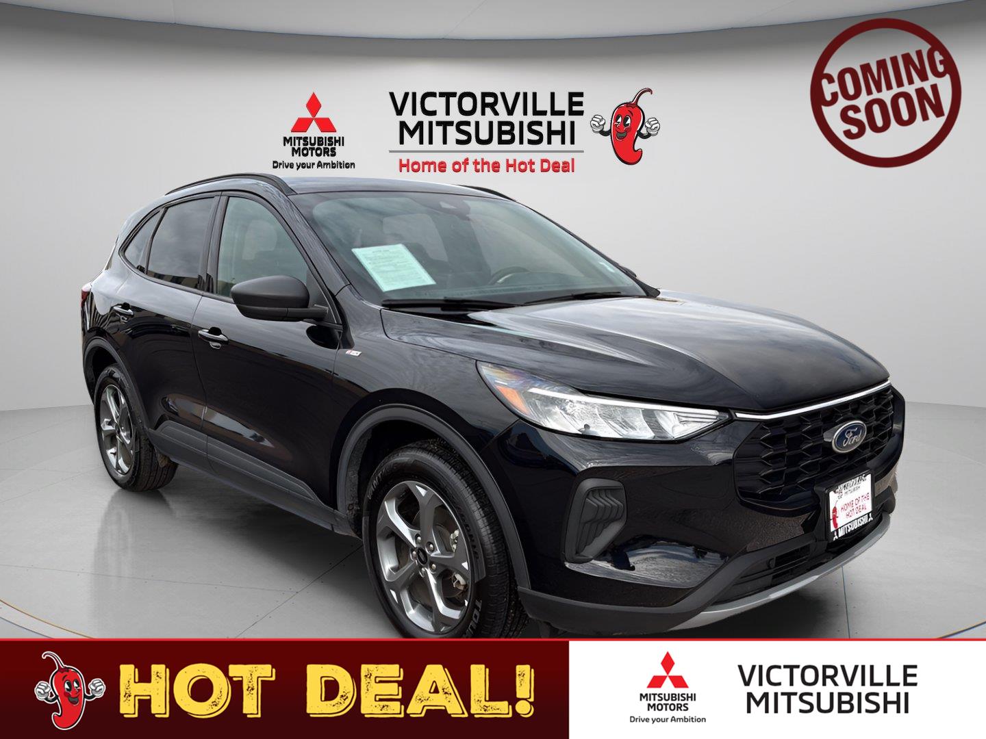 Agate Black 2025 Ford Escape SUV / Crossover All-Wheel Drive 8-Speed Automatic