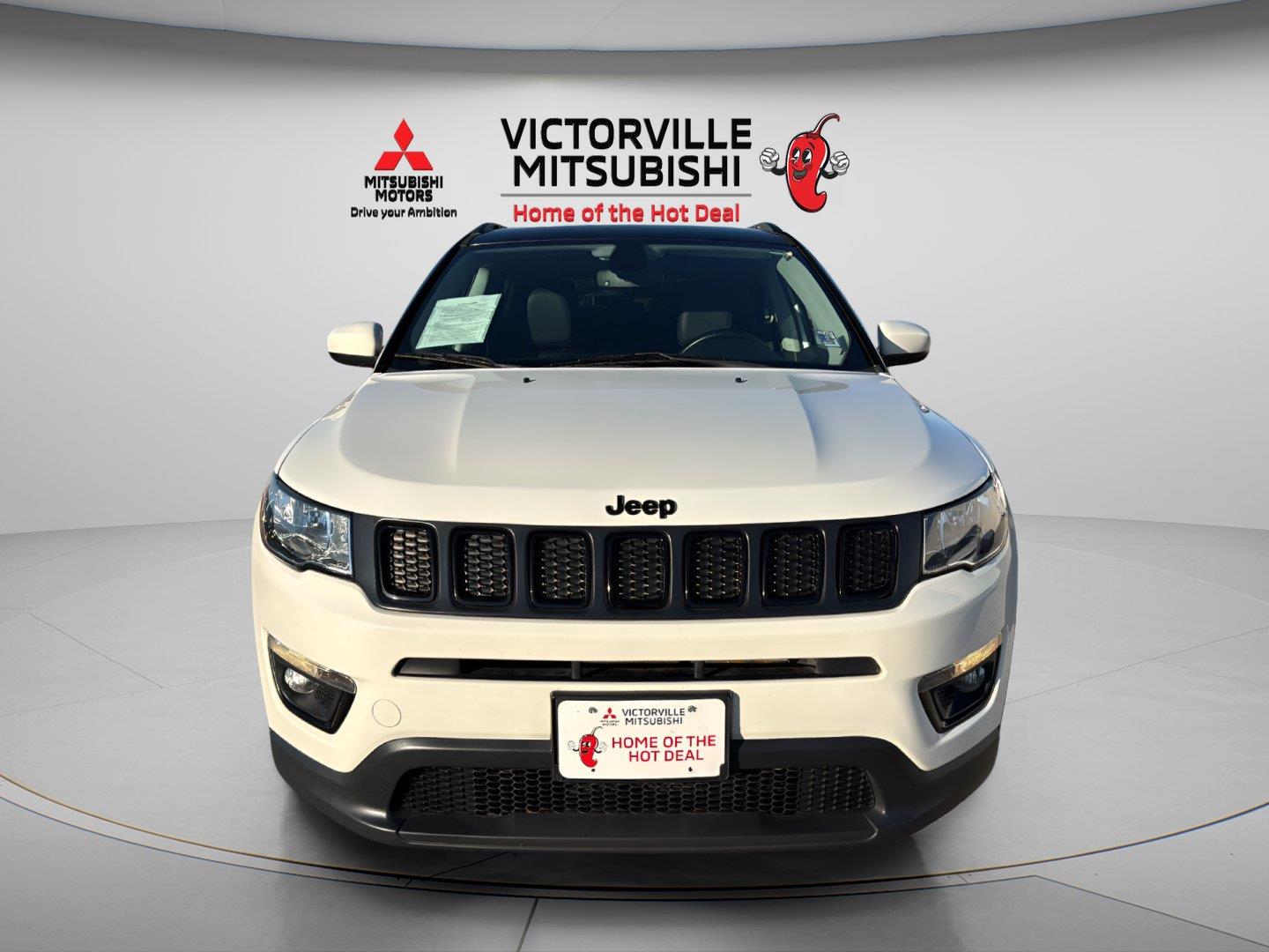 White Clearcoat 2021 Jeep Compass SUV / Crossover Front-Wheel Drive 6-Speed Automatic