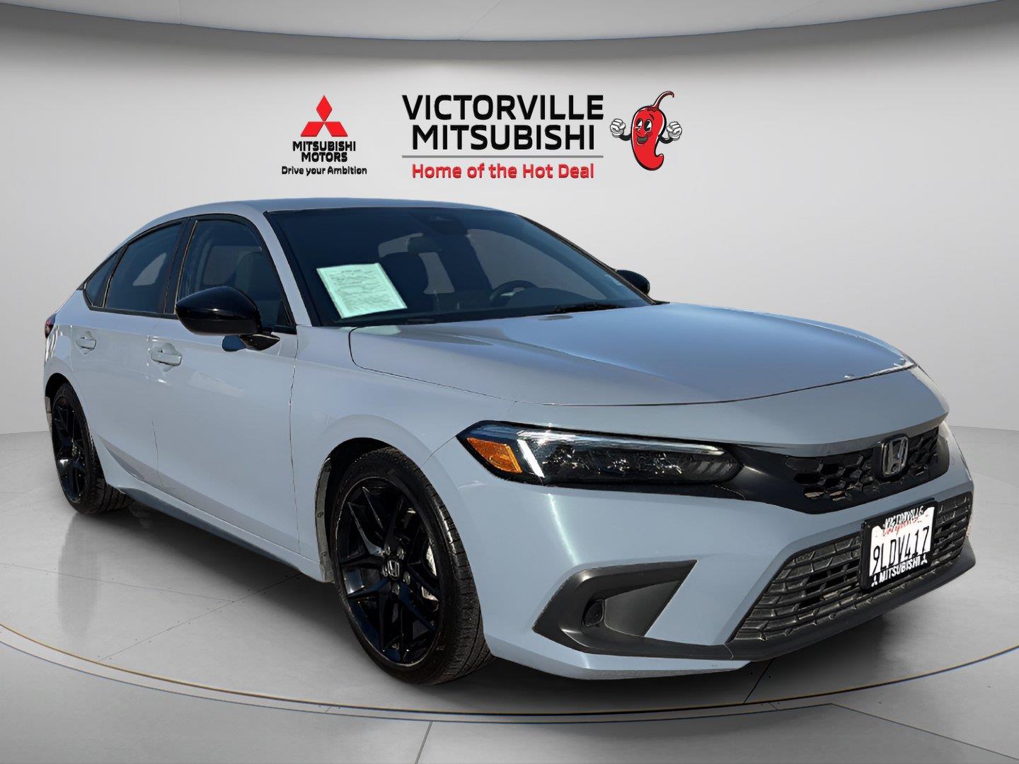 Sonic Gray Pearl 2024 Honda Civic Hatchback Hatchback Front-Wheel Drive Continuously Variable Transmission