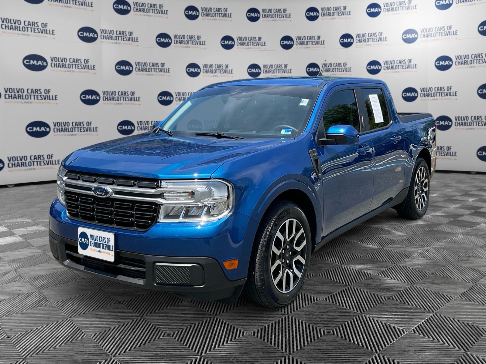Atlas Blue Metallic 2023 Ford Maverick Pickup Truck All-Wheel Drive 8-Speed Automatic
