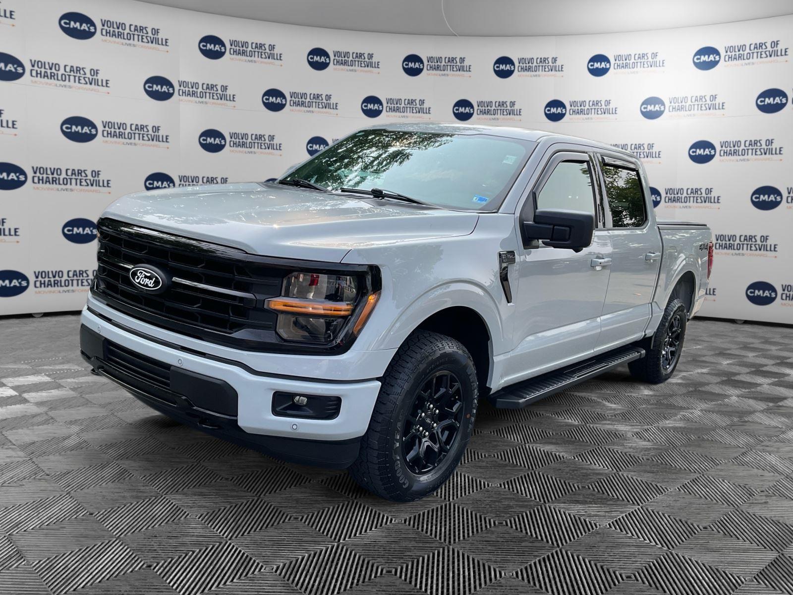 Avalanche Gray 2024 Ford F-150 Pickup Truck Four-Wheel Drive Automatic