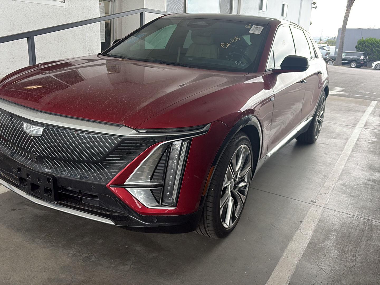 Radiant Red Tintcoat 2024 Cadillac LYRIQ Luxury 3 AWD SUV / Crossover All-Wheel Drive Automatic