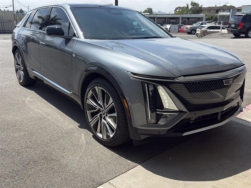 Gray (Satin Steel Metallic) 2023 Cadillac LYRIQ Luxury RWD SUV / Crossover Rear-Wheel Drive Automatic