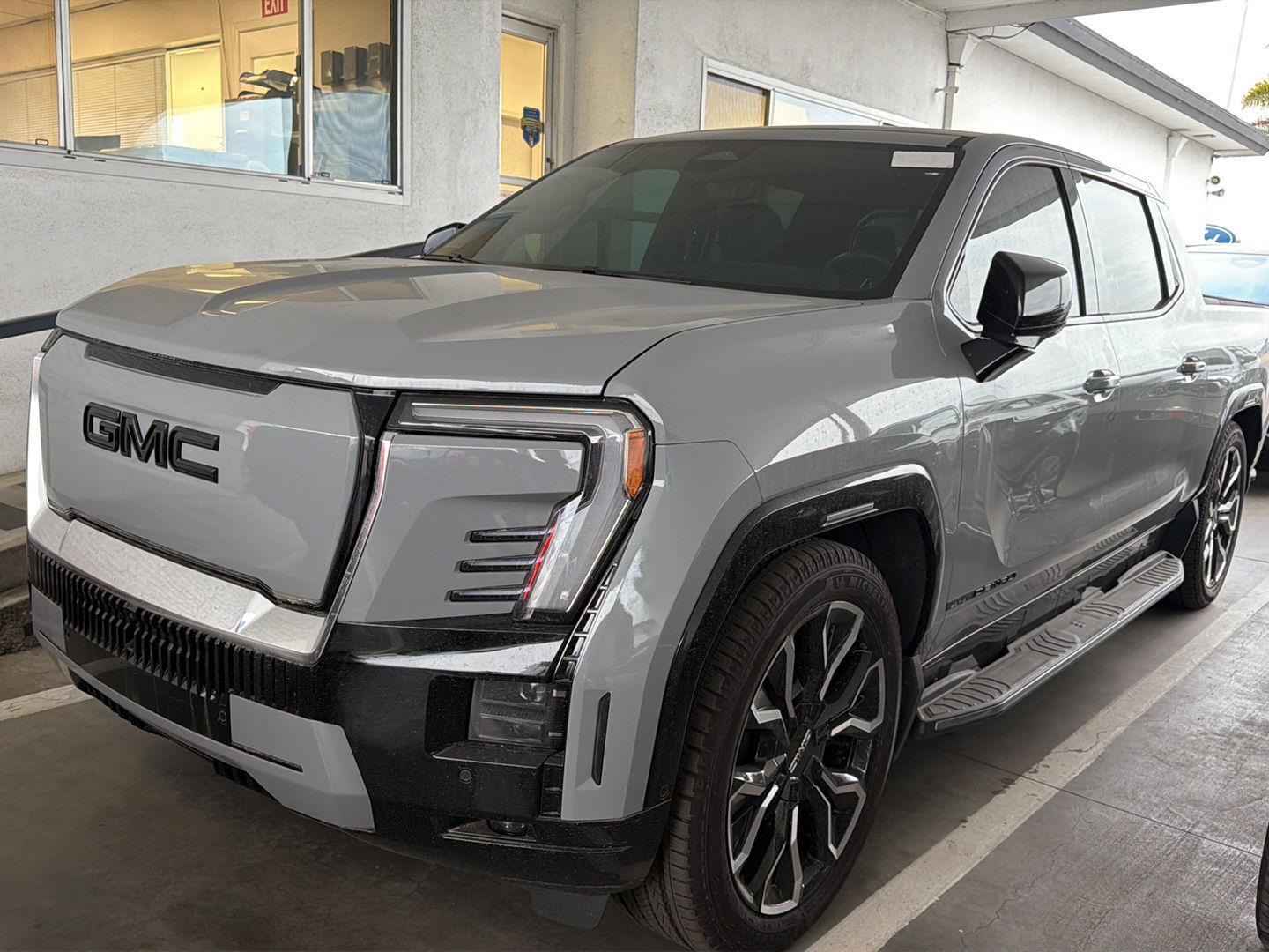 Thunderstorm Gray 2024 GMC Sierra EV Denali Edition 1 Crew Cab e4WD Pickup Truck All-Wheel Drive Automatic