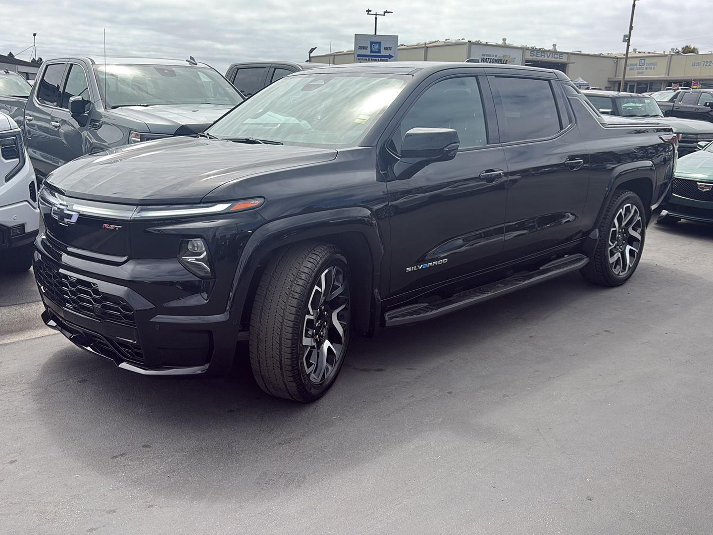 Black 2025 Chevrolet Silverado EV Pickup Truck All-Wheel Drive Automatic