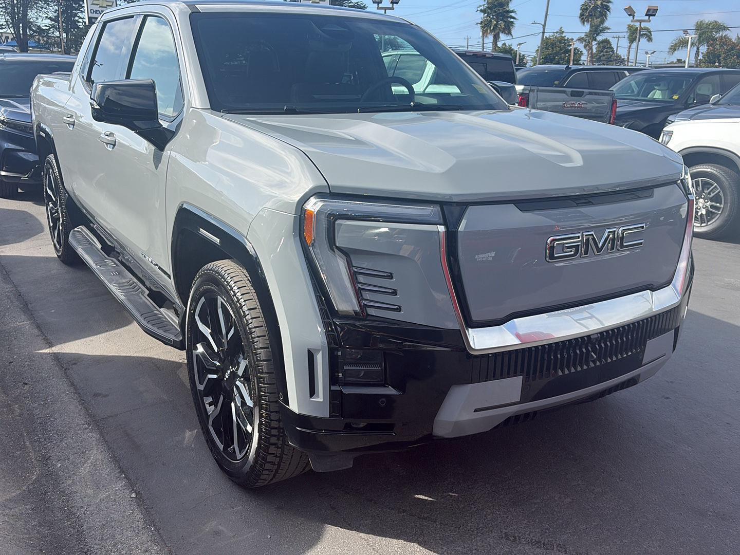 Thunderstorm Gray 2024 GMC Sierra EV Pickup Truck All-Wheel Drive Automatic