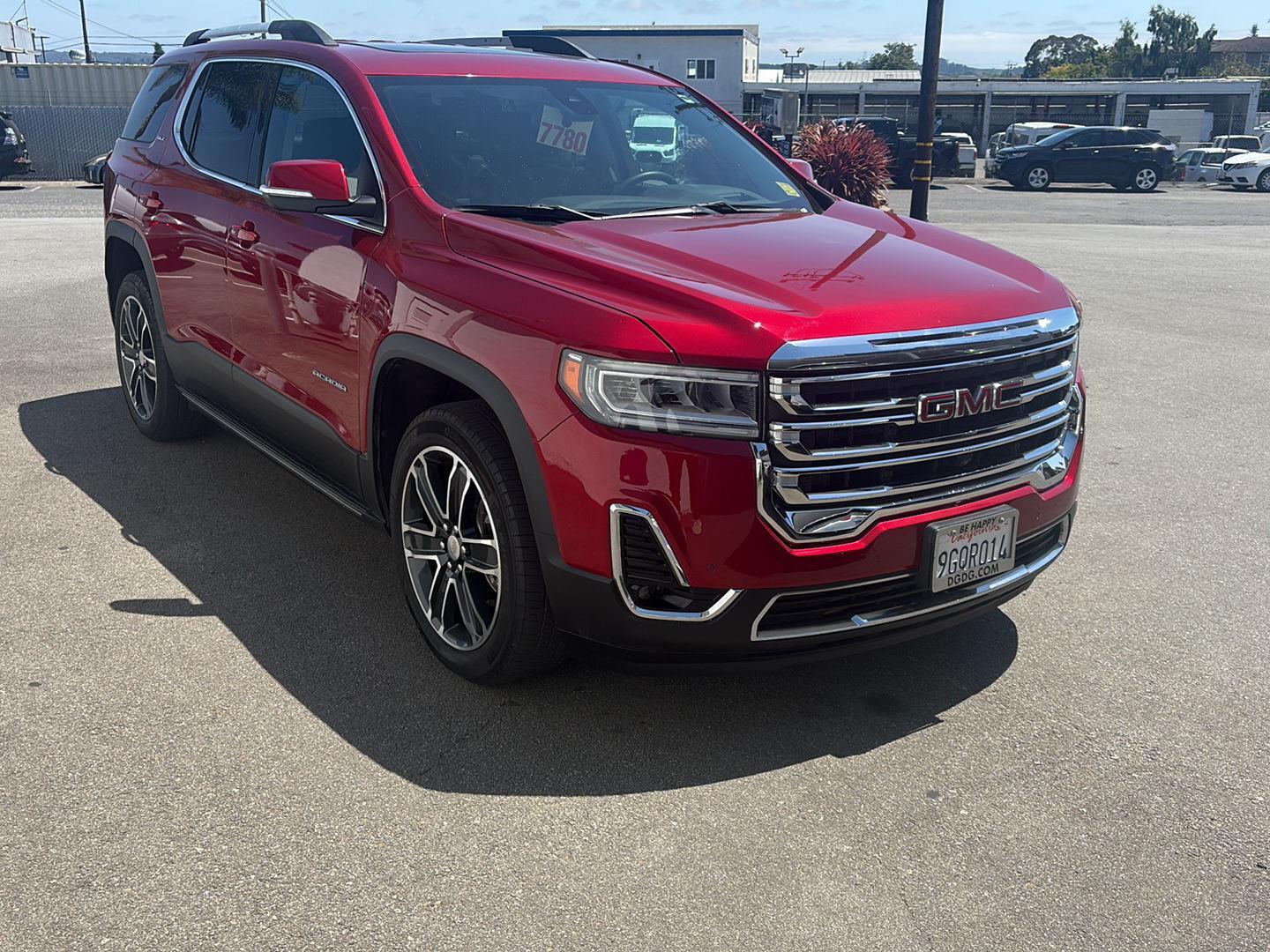 Volcanic Red Tintcoat 2023 GMC Acadia SUV / Crossover Four-Wheel Drive 9-Speed Automatic