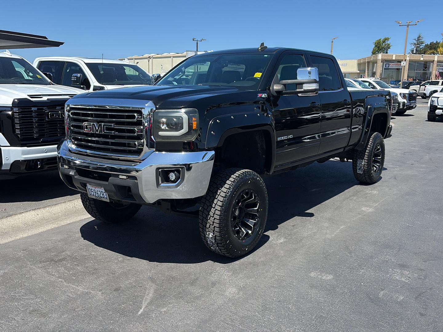 Onyx Black 2015 GMC Sierra 2500HD Pickup Truck Four-Wheel Drive 6-Speed Automatic