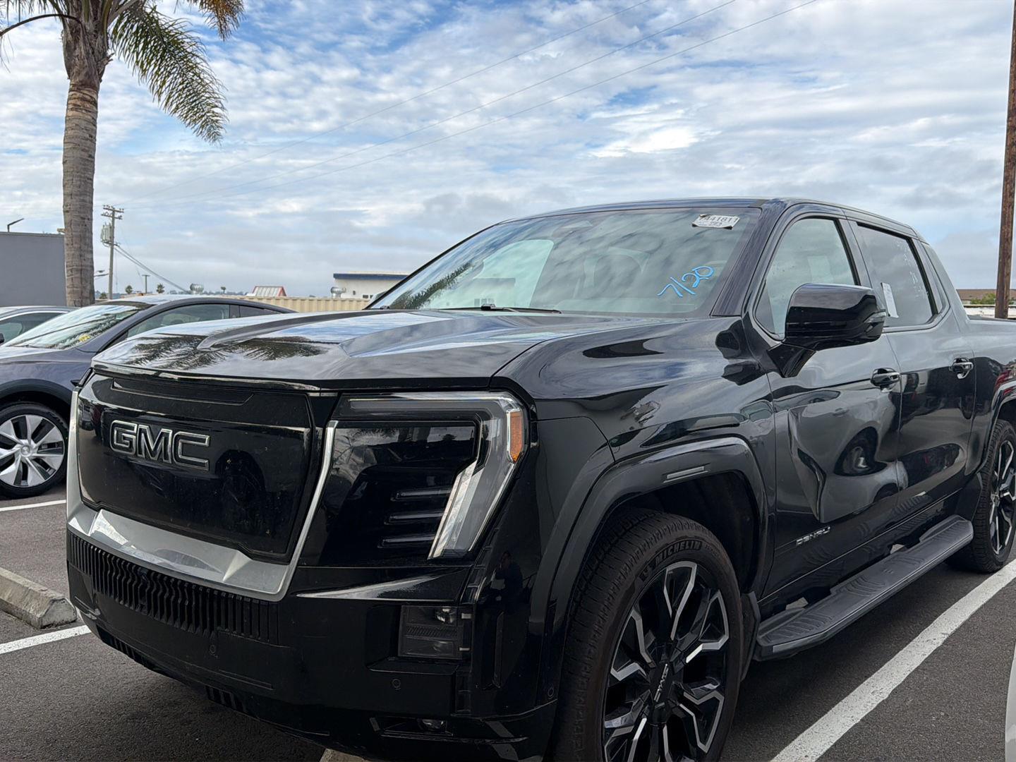 Onyx Black 2025 GMC Sierra EV Pickup Truck All-Wheel Drive Automatic