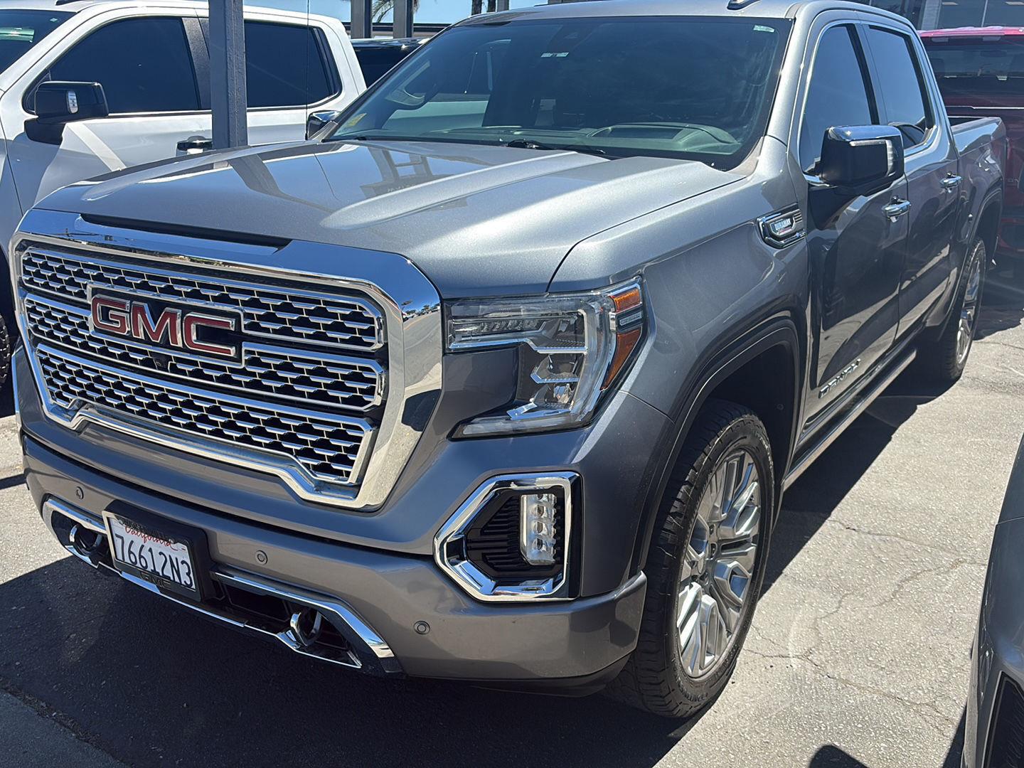 Gray (Satin Steel Metallic) 2021 GMC Sierra 1500 Pickup Truck Four-Wheel Drive Automatic