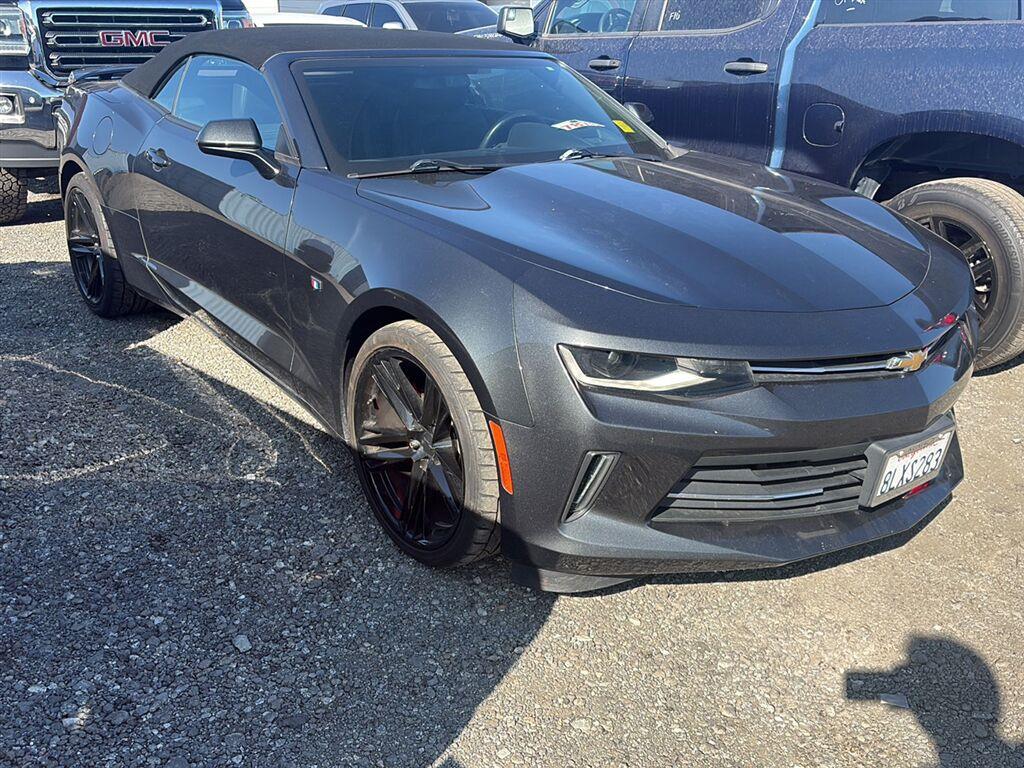 Nightfall Gray Metallic 2018 Chevrolet Camaro Convertible Rear-Wheel Drive 8-Speed Automatic