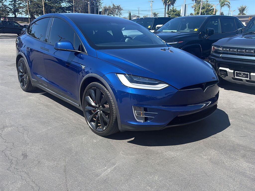 Deep Blue Metallic 2020 Tesla Model X SUV / Crossover All-Wheel Drive Automatic