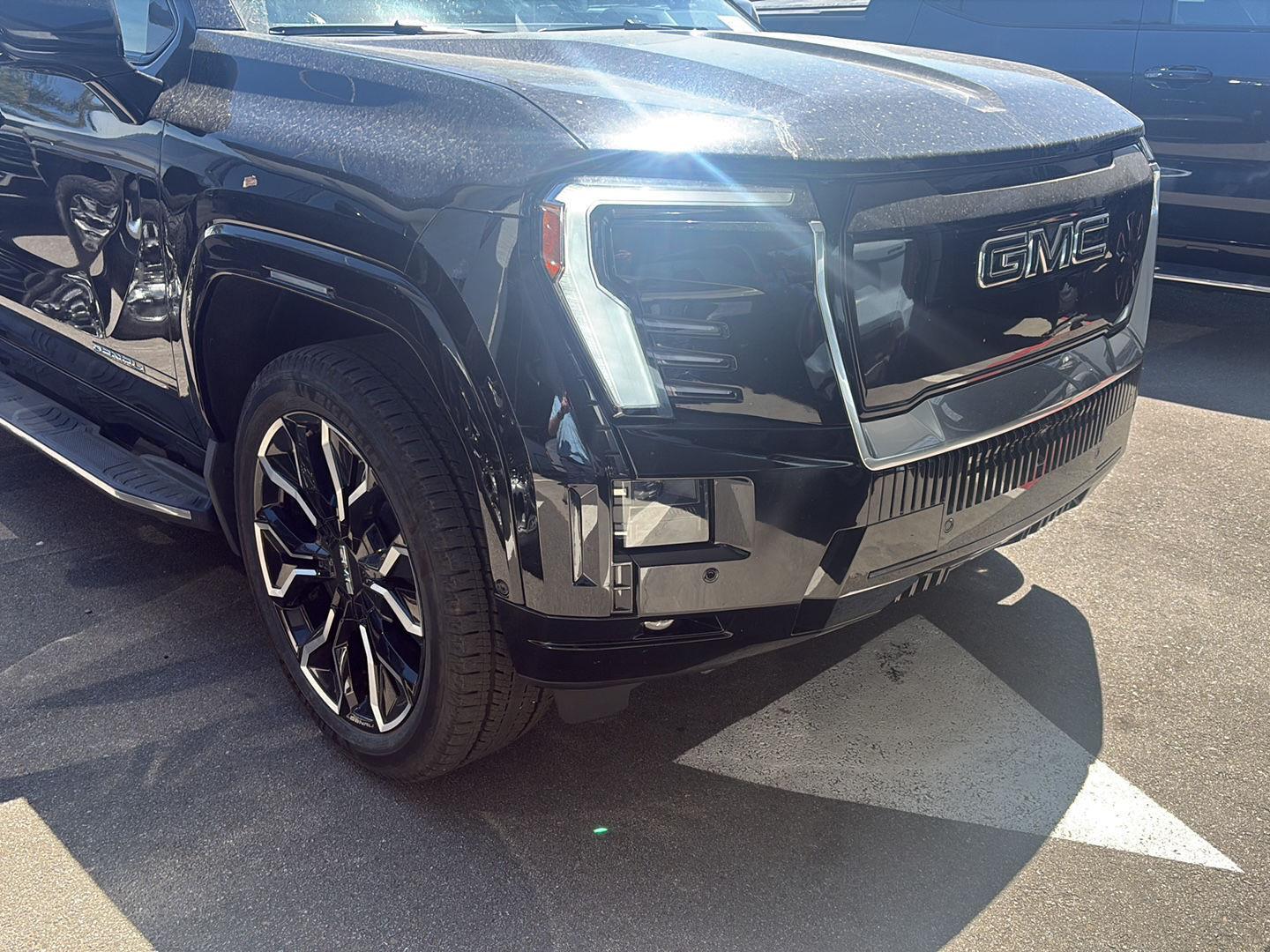 Onyx Black 2025 GMC Sierra EV Pickup Truck All-Wheel Drive Automatic