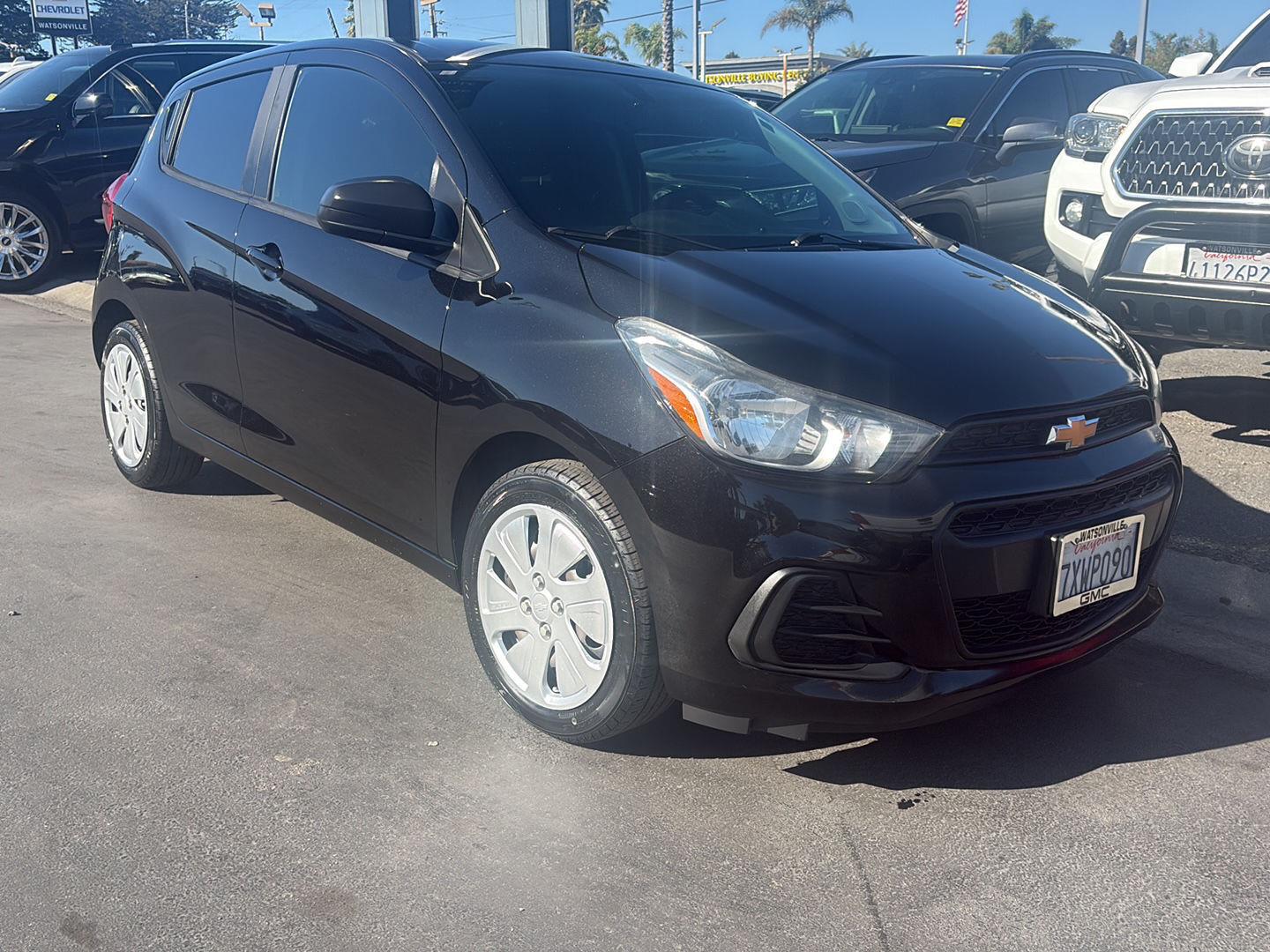 Mosaic Black Metallic 2017 Chevrolet Spark Hatchback Front-Wheel Drive Continuously Variable Transmission