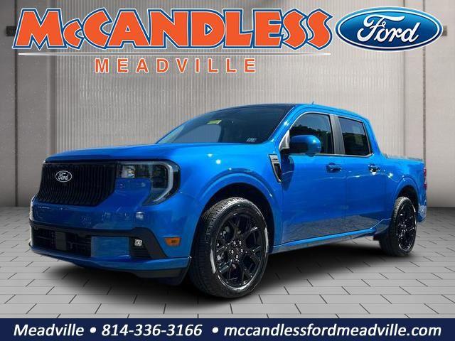 Blue 2025 Ford Maverick Pickup Truck All-Wheel Drive 7-Speed Automatic
