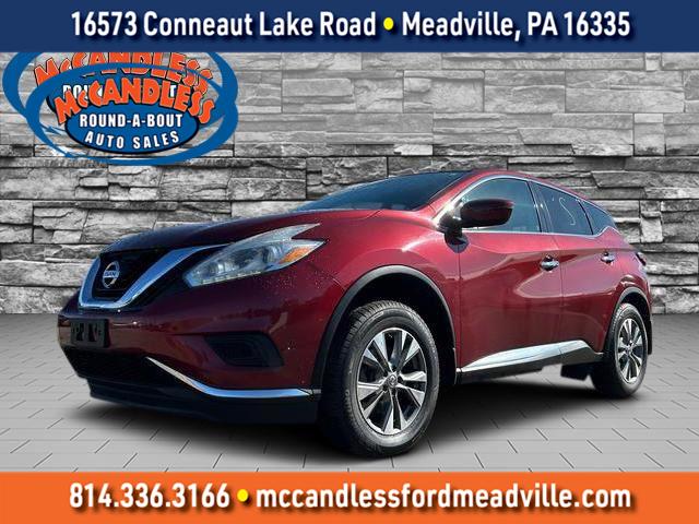 Cayenne Red Metallic 2017 Nissan Murano S AWD SUV / Crossover All-Wheel Drive Continuously Variable Transmission