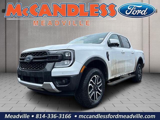 Oxford White 2025 Ford Ranger Pickup Truck Four-Wheel Drive Automatic