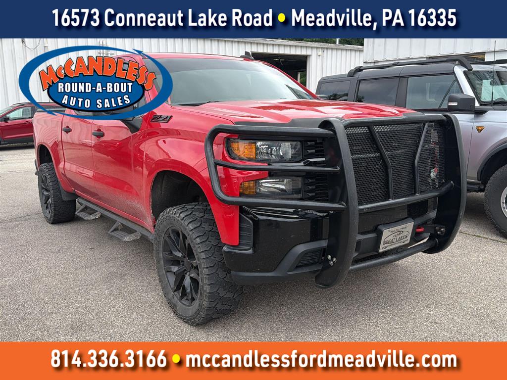 Red Hot 2020 Chevrolet Silverado 1500 Pickup Truck Four-Wheel Drive 6-Speed Automatic
