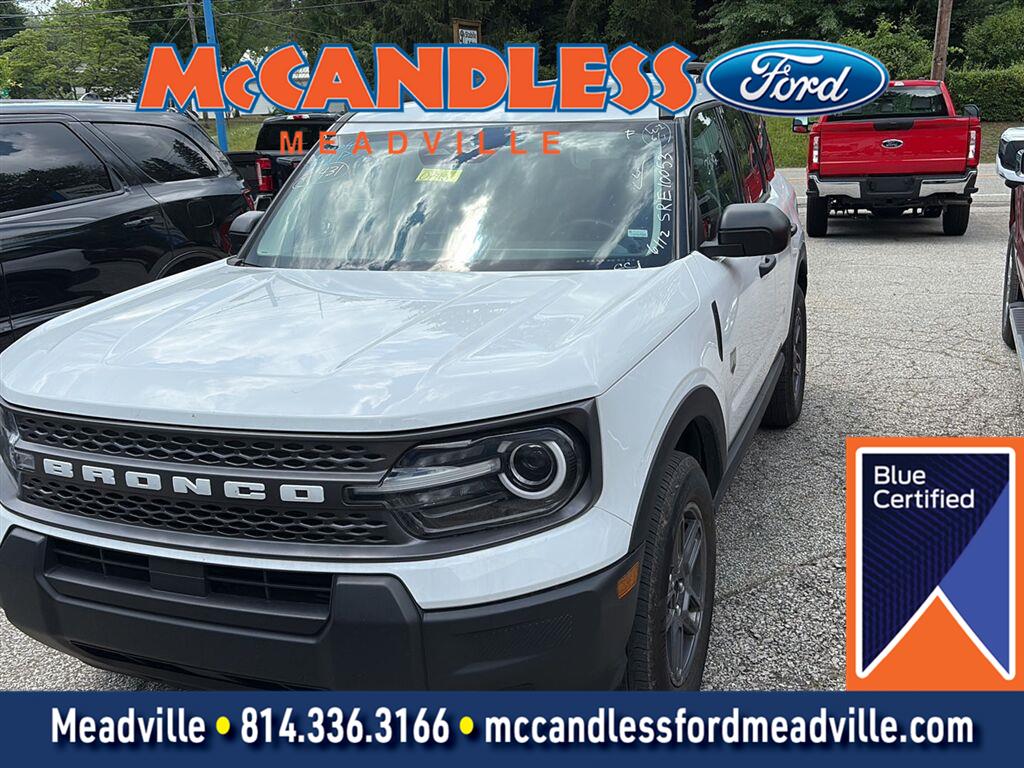 Oxford White 2025 Ford Bronco Sport SUV / Crossover All-Wheel Drive 8-Speed Automatic