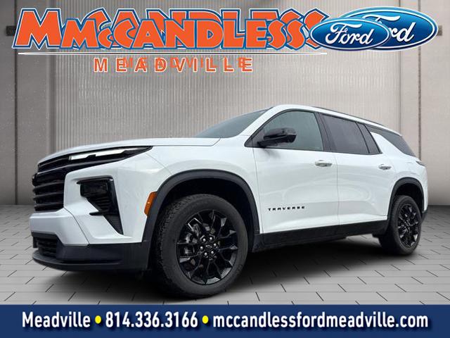 Summit White 2024 Chevrolet Traverse LT FWD SUV / Crossover Front-Wheel Drive 8-Speed Automatic