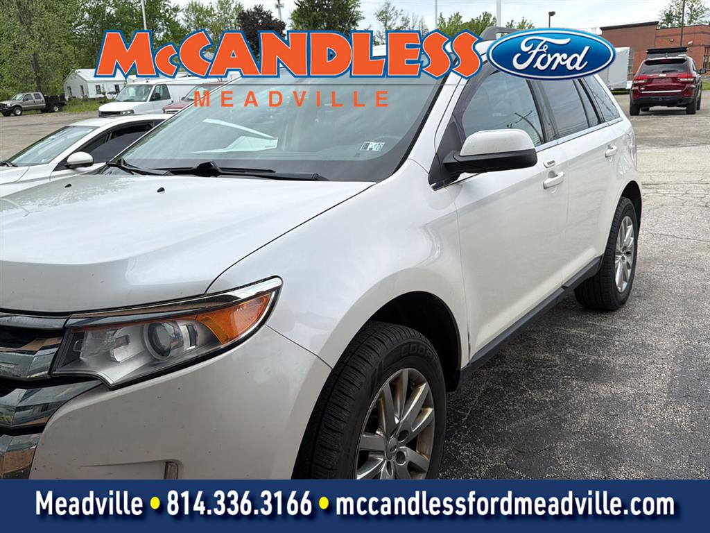 White Platinum Metallic Tri-Coat 2013 Ford Edge Limited AWD SUV / Crossover All-Wheel Drive 6-Speed Automatic