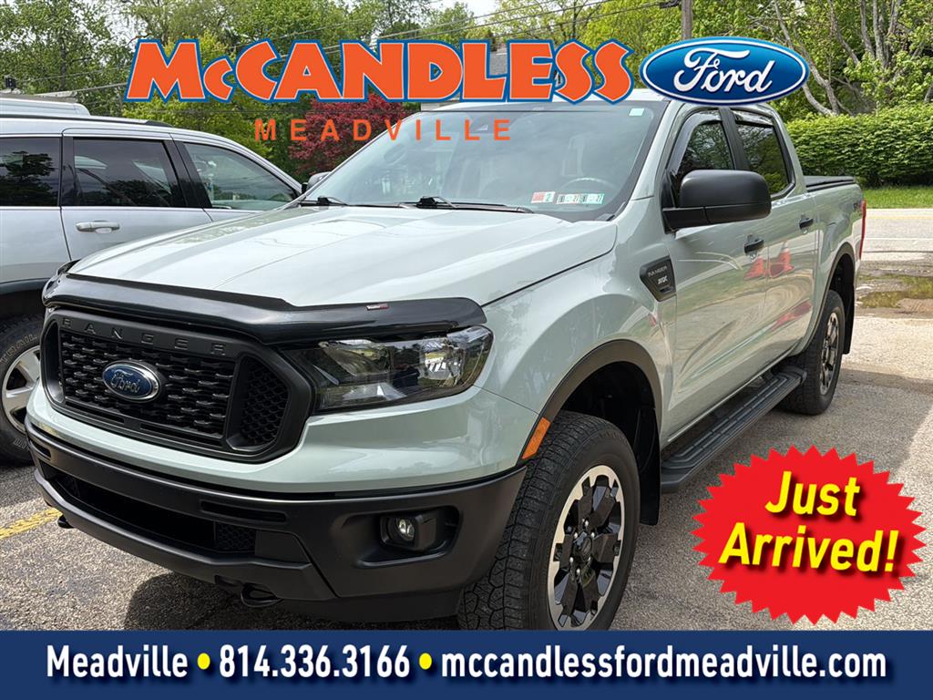 Cactus Gray 2021 Ford Ranger XL SuperCrew 4WD Pickup Truck Four-Wheel Drive Automatic