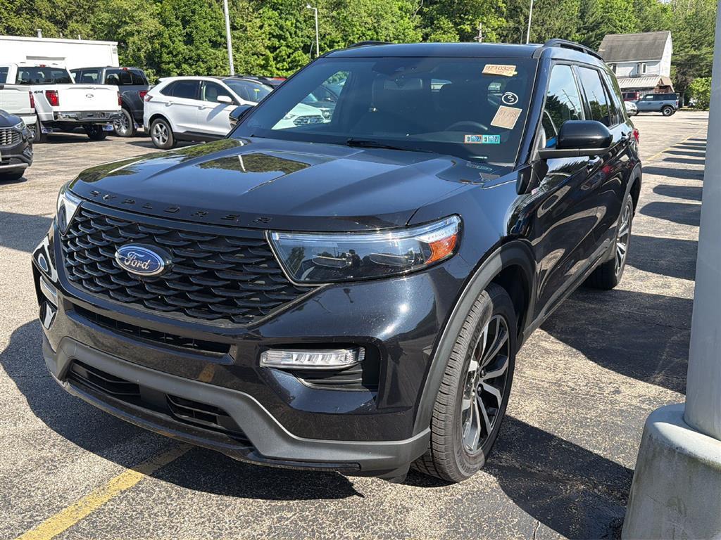 Agate Black 2023 Ford Explorer SUV / Crossover All-Wheel Drive Automatic