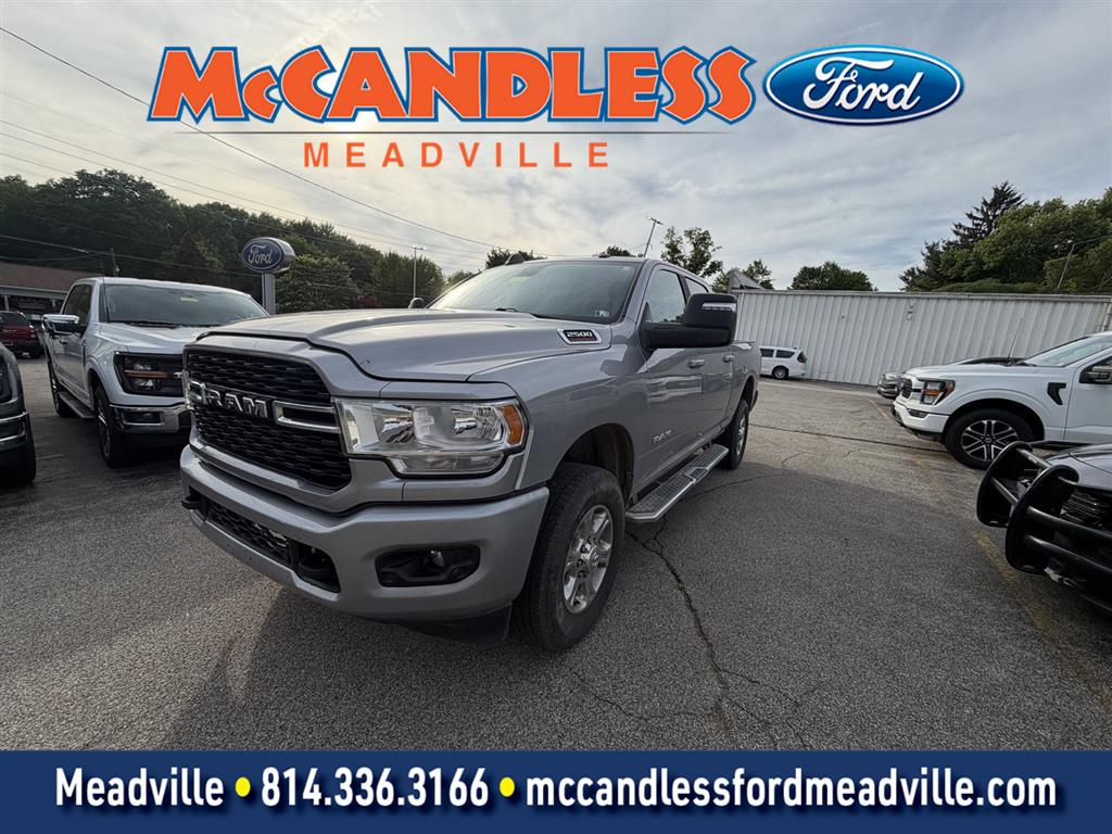 Billet Silver Metallic Clearcoat 2024 RAM 2500 Pickup Truck Four-Wheel Drive 8-Speed Automatic