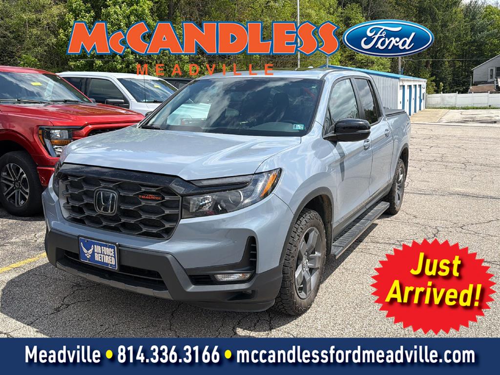 Sonic Gray Pearl 2025 Honda Ridgeline Pickup Truck All-Wheel Drive Automatic