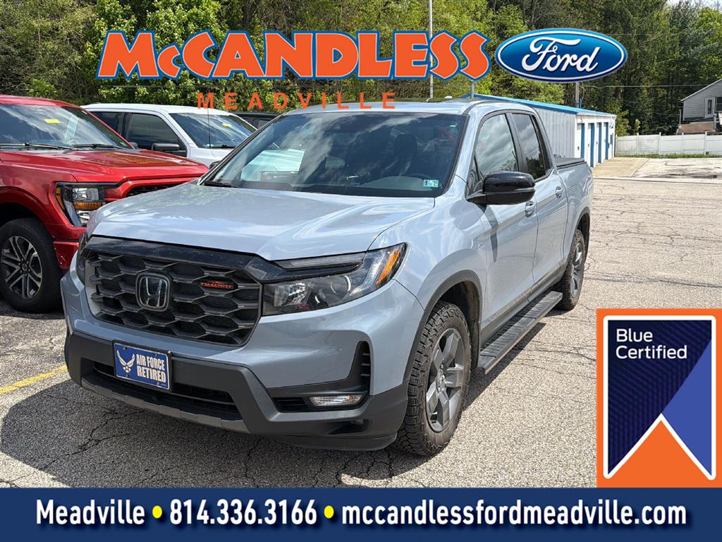 Sonic Gray Pearl 2025 Honda Ridgeline Pickup Truck All-Wheel Drive Automatic