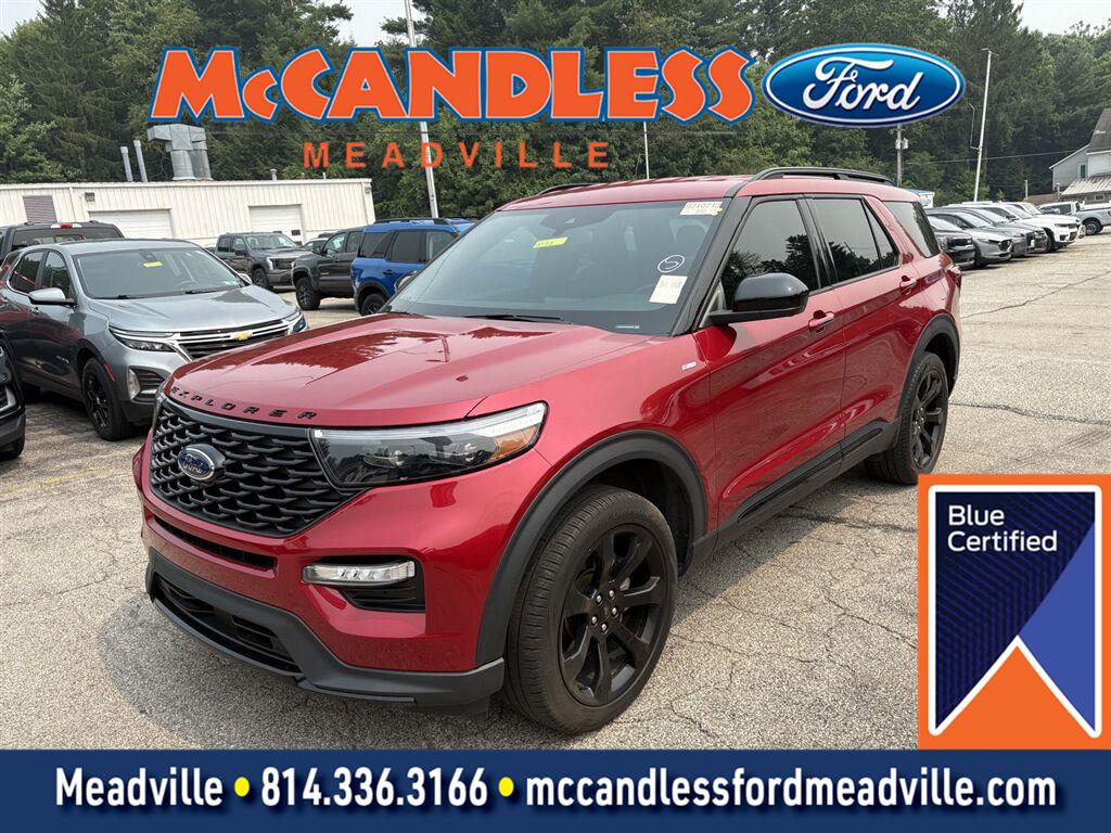 Rapid Red Metallic Tinted Clearcoat 2023 Ford Explorer SUV / Crossover All-Wheel Drive Automatic