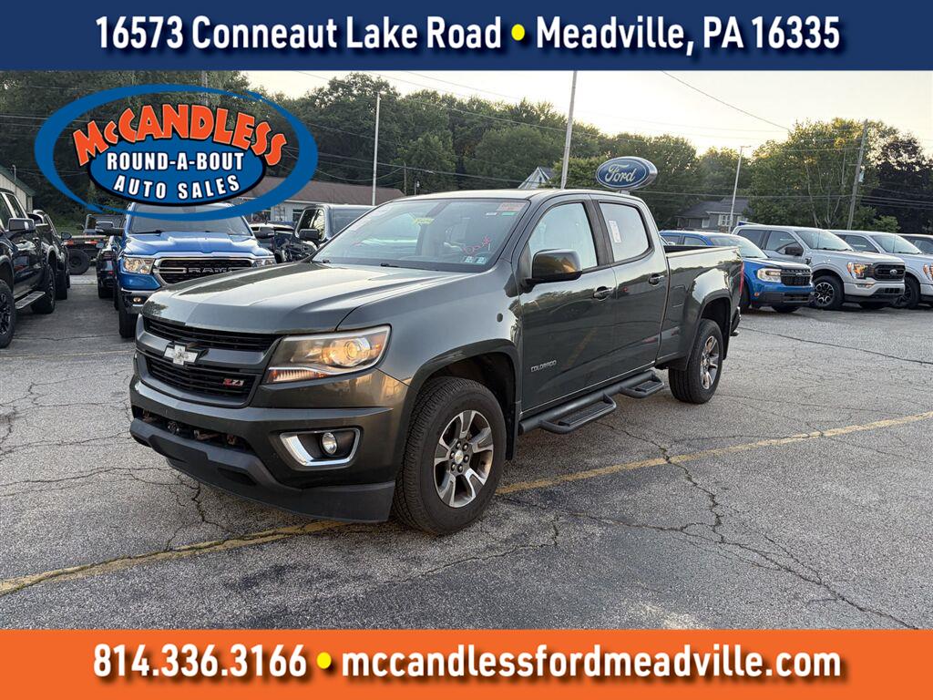 Deepwood Green Metallic 2018 Chevrolet Colorado Pickup Truck Four-Wheel Drive 8-Speed Automatic