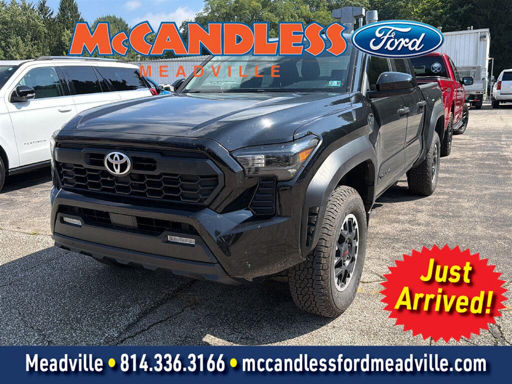 Black 2024 Toyota Tacoma Pickup Truck Four-Wheel Drive 8-Speed Automatic