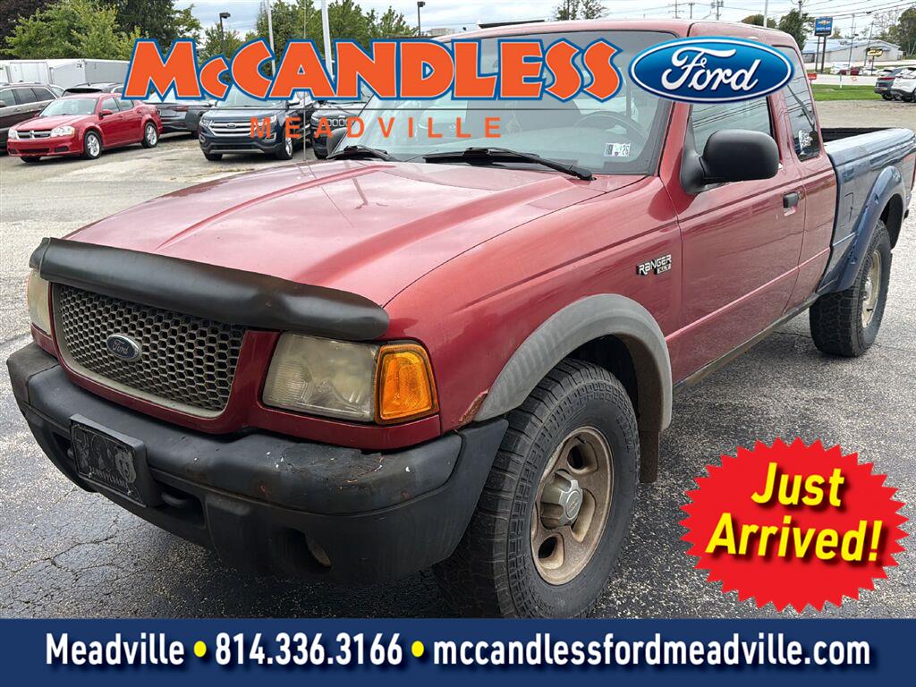 Red (MAROON) 2003 Ford Ranger Pickup Truck Four-Wheel Drive 5-Speed Automatic Overdrive
