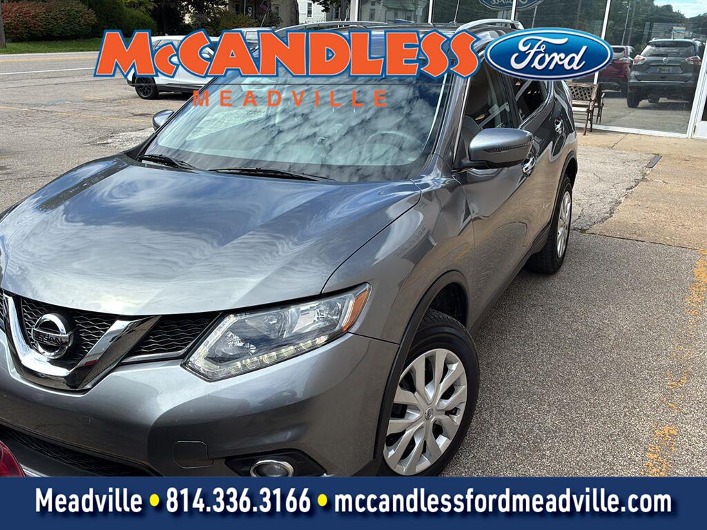 Gray (Gun Metallic) 2016 Nissan Rogue SUV / Crossover All-Wheel Drive Continuously Variable Transmission