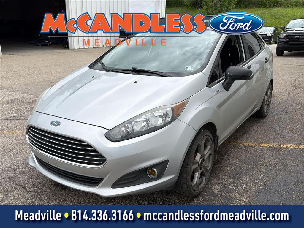 Ingot Silver 2015 Ford Fiesta Sedan Front-Wheel Drive 5-Speed Manual