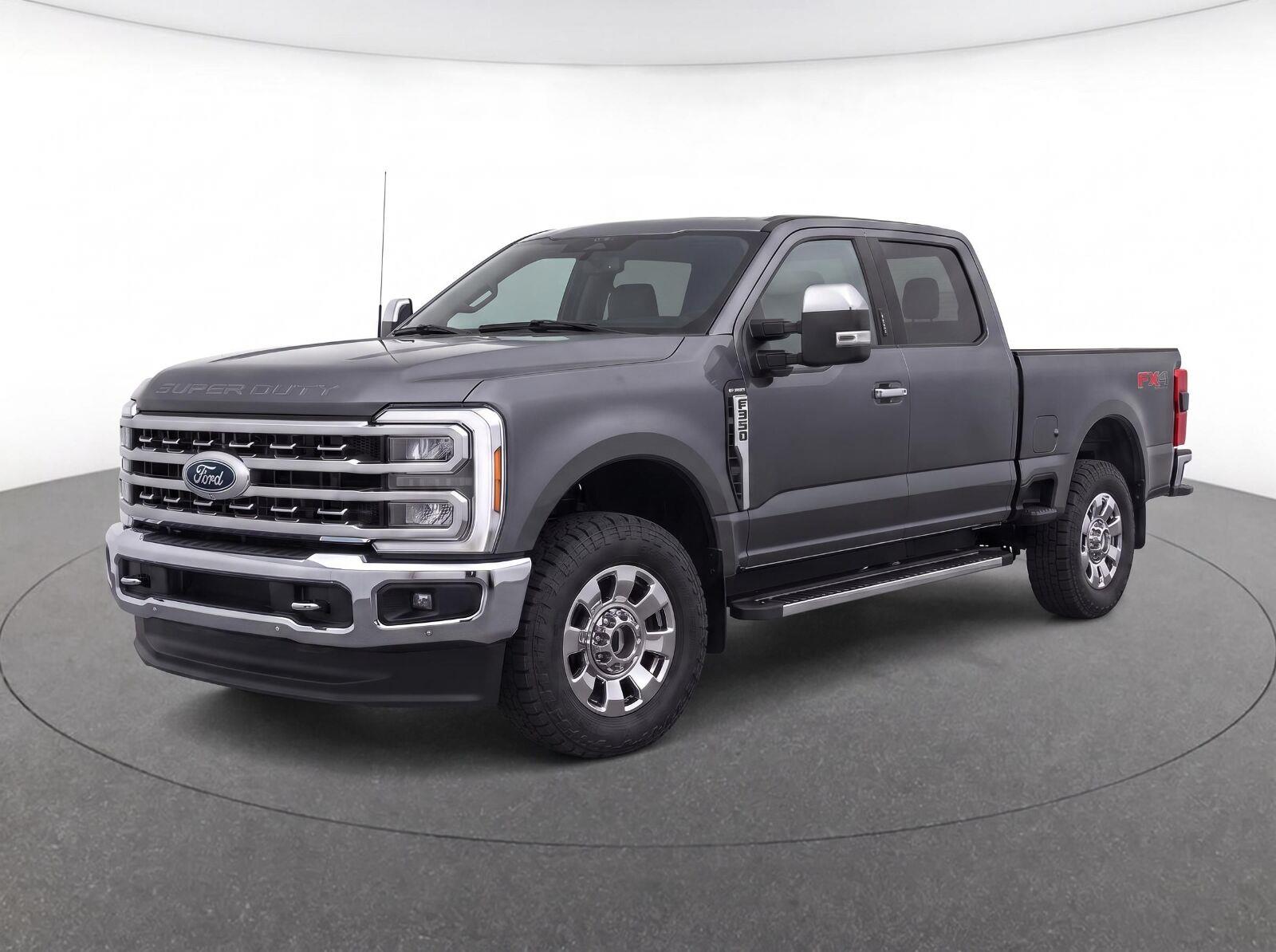 Carbonized Gray 2024 Ford F-350 Super Duty Pickup Truck Four-Wheel Drive Automatic