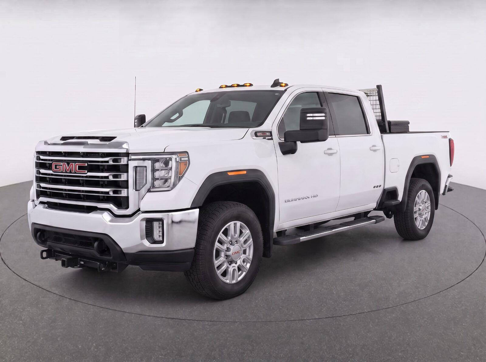 Summit White 2021 GMC Sierra 2500HD Pickup Truck Four-Wheel Drive 6-Speed Automatic