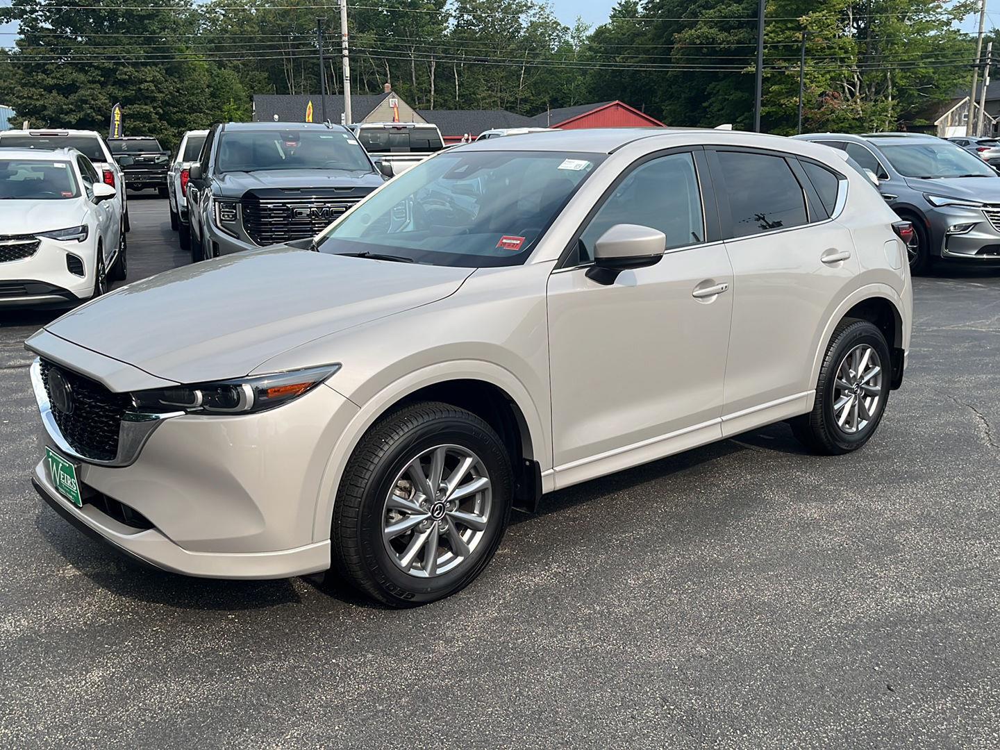Gray (Platinum Quartz Metallic) 2024 Mazda CX-5 SUV / Crossover All-Wheel Drive Automatic