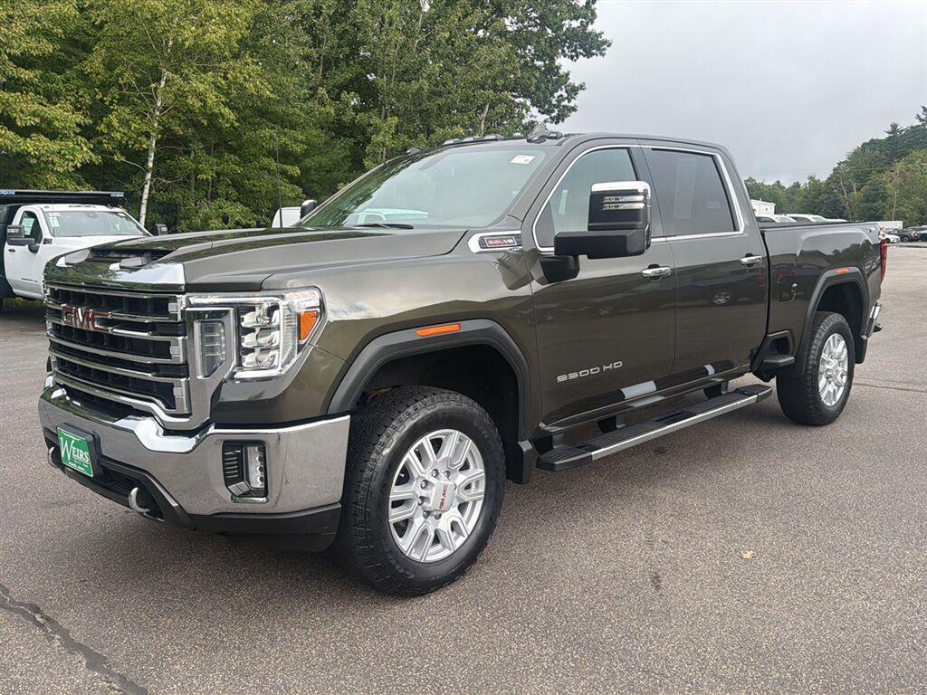 Forest Metallic 2022 GMC Sierra 2500HD Pickup Truck Four-Wheel Drive 6-Speed Automatic